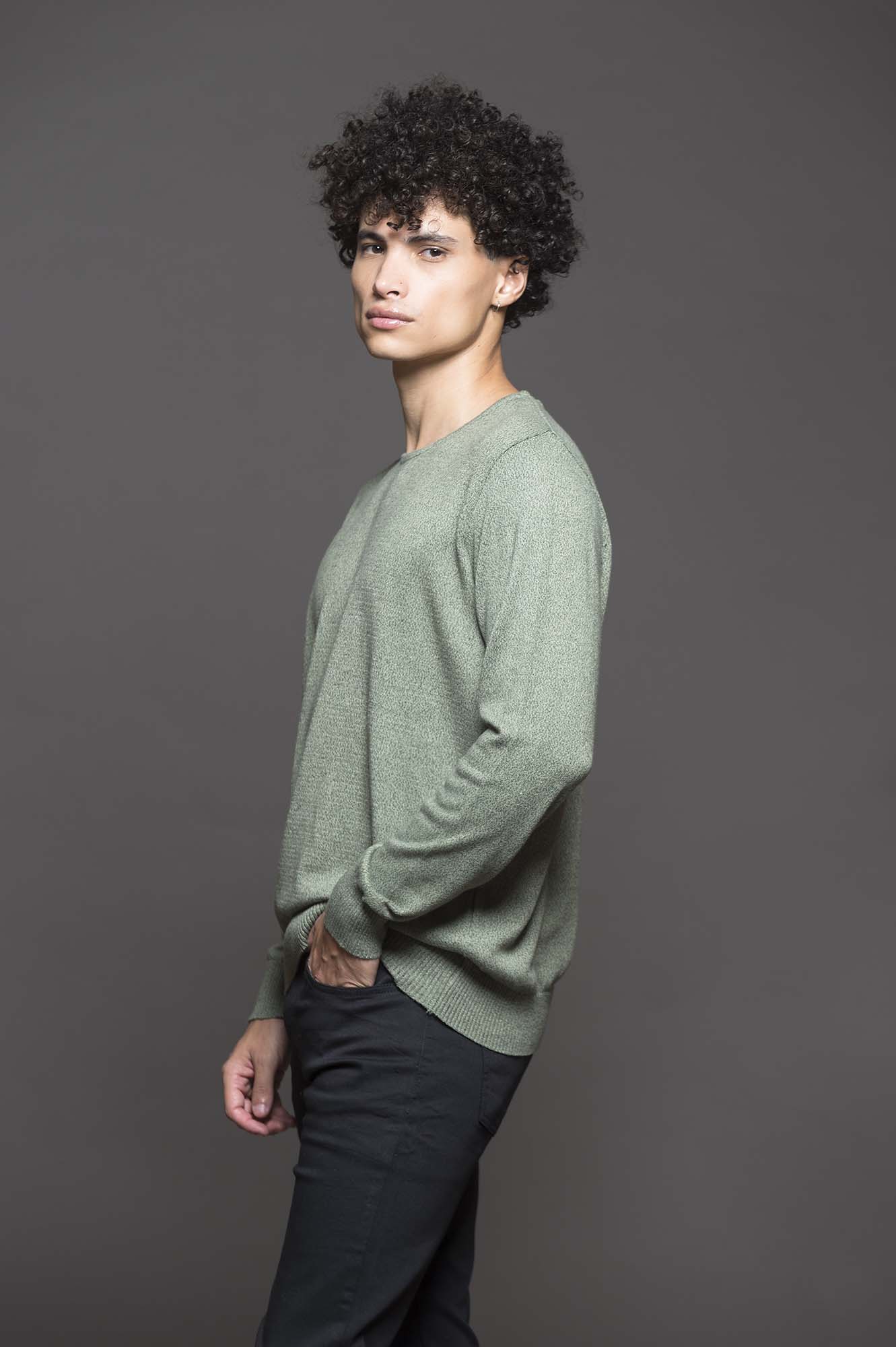 5237VC - SWEATER MOLINE VERDE CLARO